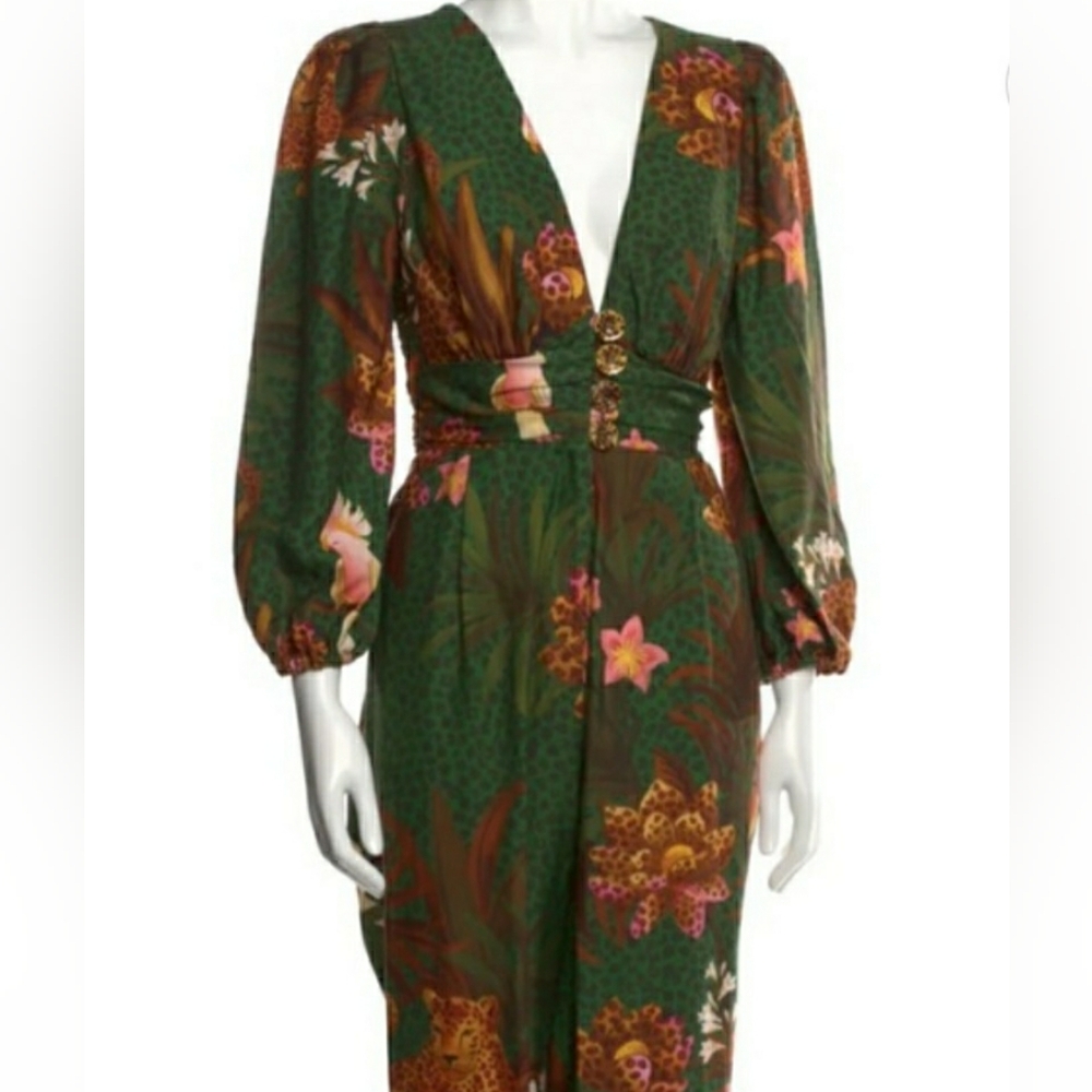 RARE Farm Rio Leopards Jumpsuit